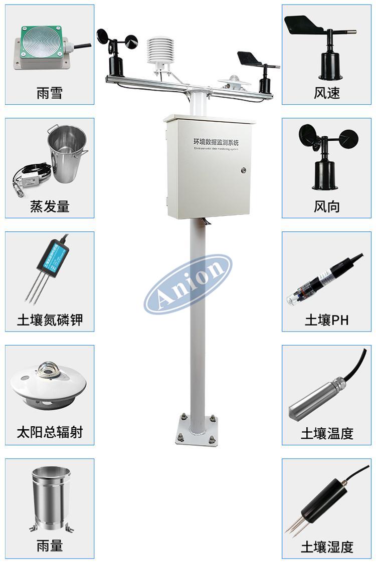 土壤墑情監(jiān)測站配置土壤溫濕度傳感器，耐腐蝕、抗氧化、抗風(fēng)